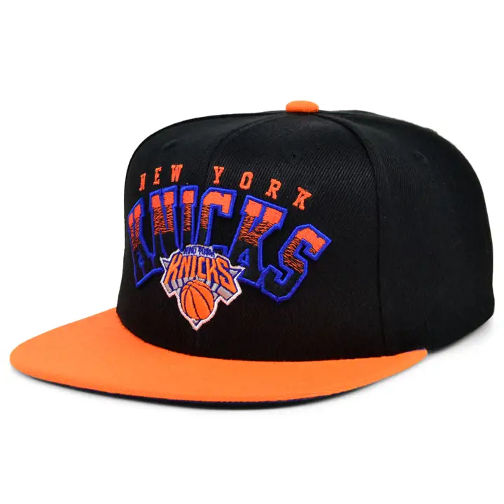 Casquette New York Knicks NBA Gradient Wordmark Snapback noir/orange/rbleu