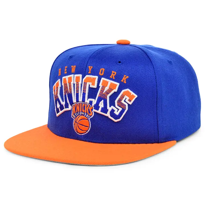 Casquette ajustée New York Knicks NBA Wordmark dégradé rbl/org/gry