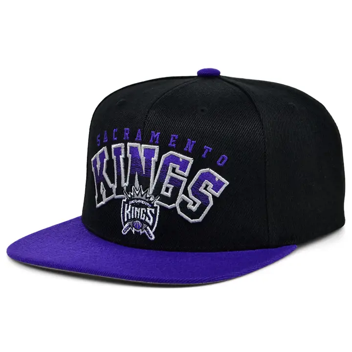 Casquette snapback Sacramento Kings NBA dégradé noir/violet/gris