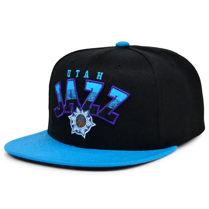 Casquette Snapback Utah Jazz NBA Gradient Wordmark blk/lbl/pur