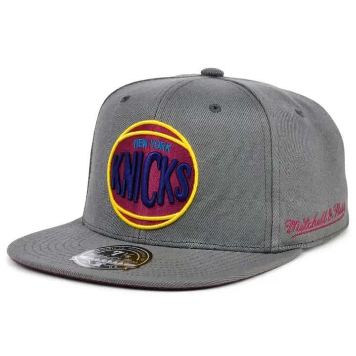 New York Knicks NBA Carbon Cabernet Fitted graph/graph/dkmag