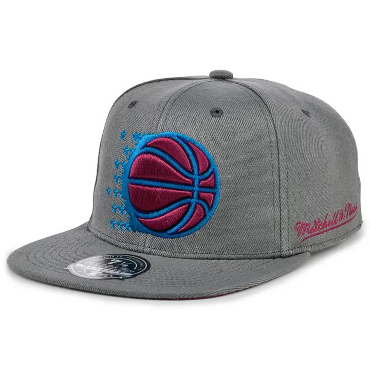 Orlando Magic NBA Carbon Cabernet Ajusté graphique/graphique/dkmag