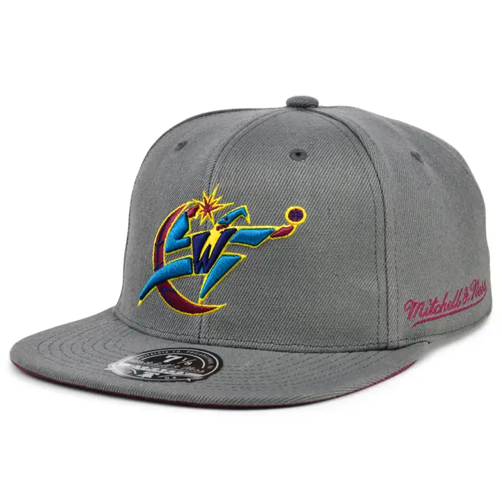 Washington Wizards NBA Carbone Cabernet Coupe ajustée graph/graph/dk