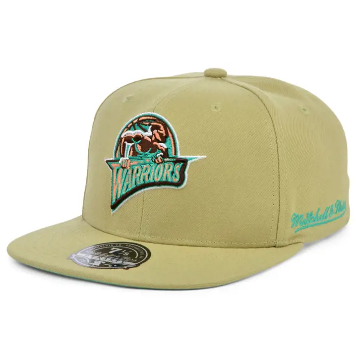 Golden State Warriors NBA Malibu Sunrise Fitted kha/kha/lgrn