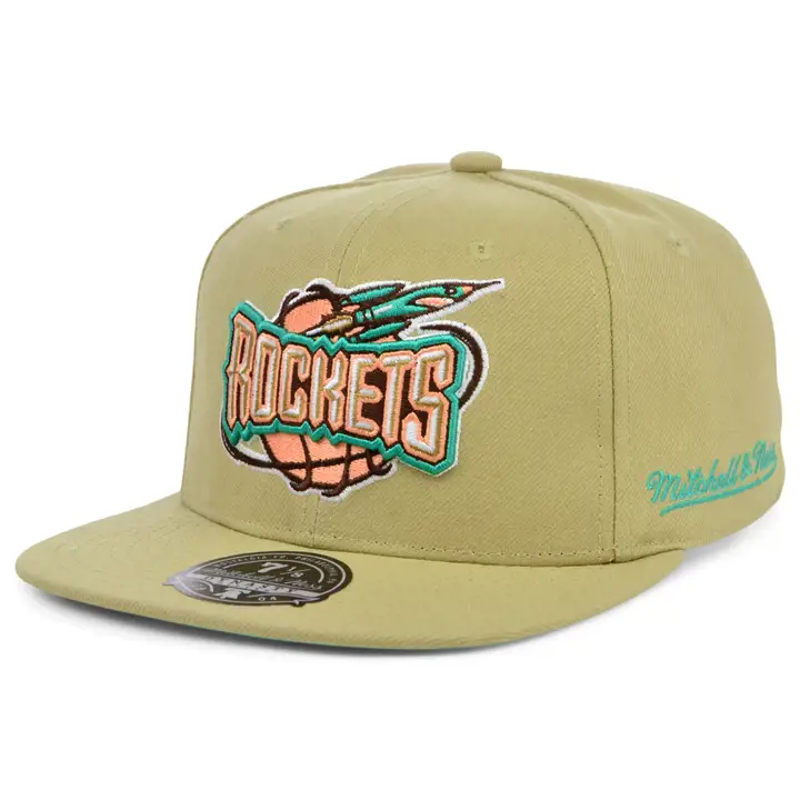 Casquette ajustée Houston Rockets NBA Malibu Sunrise kha/kha/lgrn