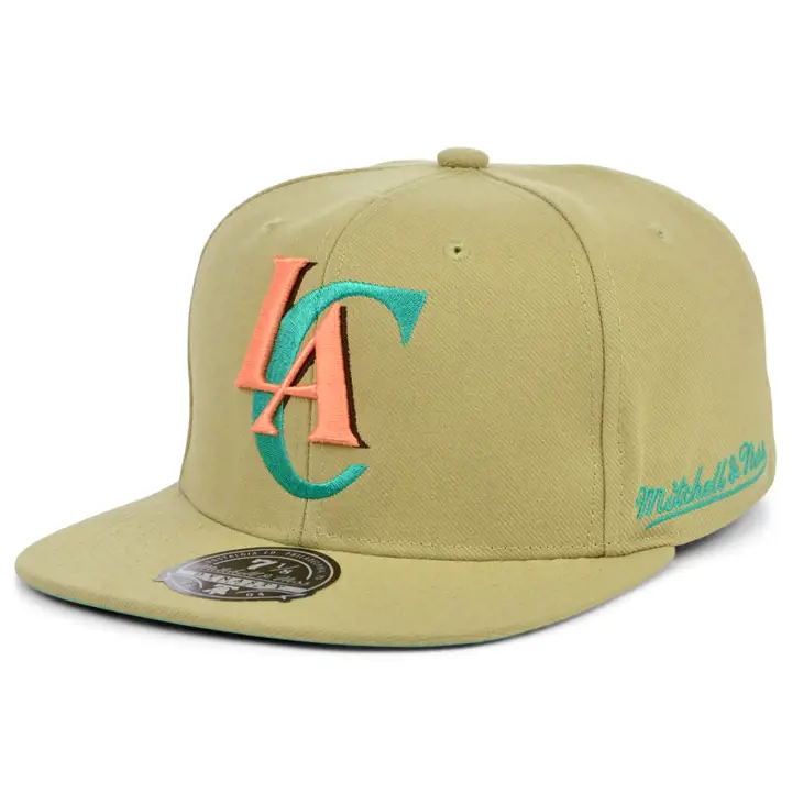 Casquette ajustée Los Angeles Clippers NBA Malibu Sunrise kaki/kaki/vert clair