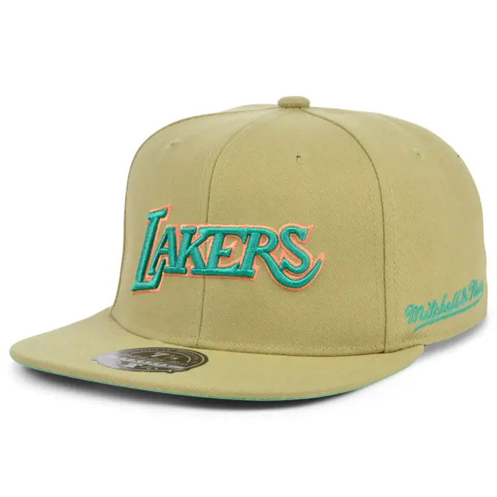 Los Angeles Lakers NBA Malibu Sunrise Ajustée kha/kha/vert clair