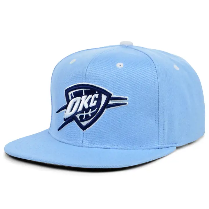 Casquette snapback Oklahoma City Thunder NBA Blue Madness bleu clair/bleu clair/marine