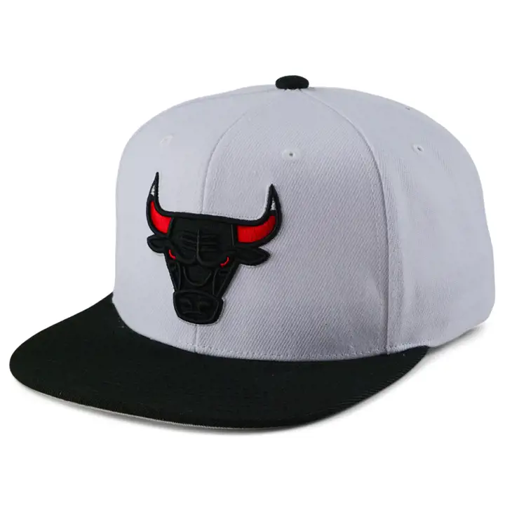 Casquette Chicago Bulls NBA Playoff Wins - blanc/noir/gris