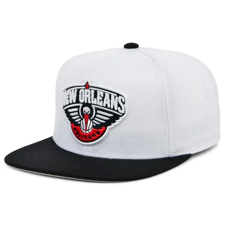 Casquette à visière plate New Orleans Pelicans NBA Playoff Wins, blc/noi/gri