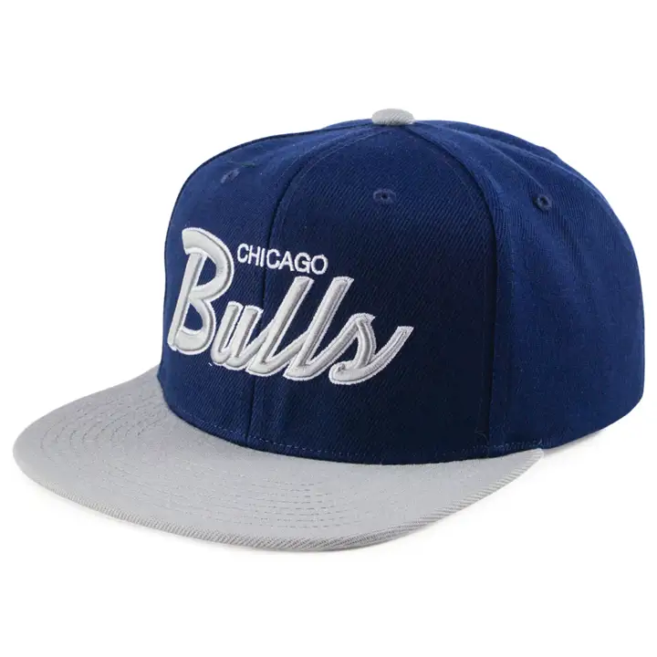 Casquette réglable NBA Chicago Bulls Spirit Script bleu marine/gris/bleu marine