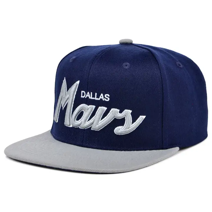Dallas Mavericks NBA Casquette ajustable "Spirit Script" bleu marine/gris/naturel