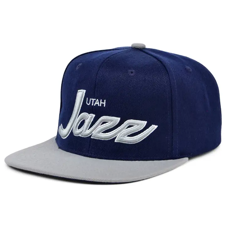 Casquette ajustable Utah Jazz NBA bleu marine Spirit Script bleu marine/gris/bleu marine