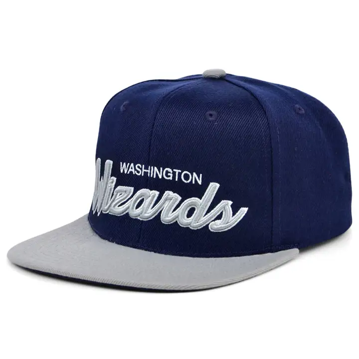 Washington Wizards NBA Casquette réglable « Spirit Script Snapback » marine/gris