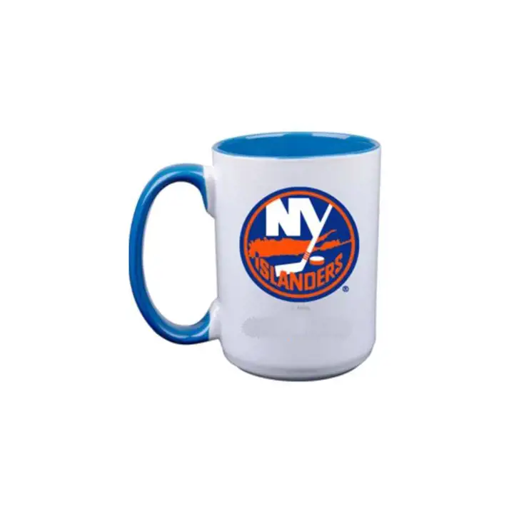 Mug avec intérieur coloré New York Islanders 15oz ast