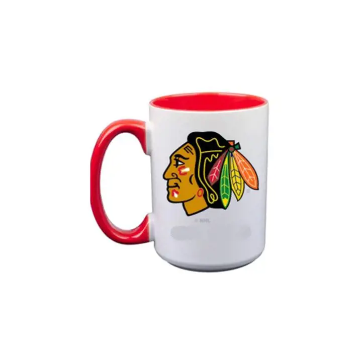 Mug Chicago Blackhawks 44 cl intérieur coloré