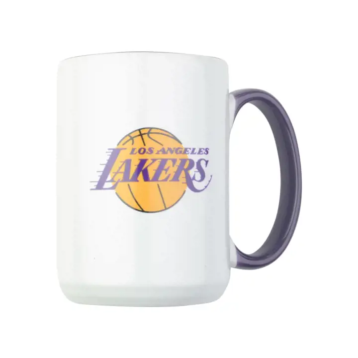 Mug Los Angeles Lakers 15oz, intérieur coloré