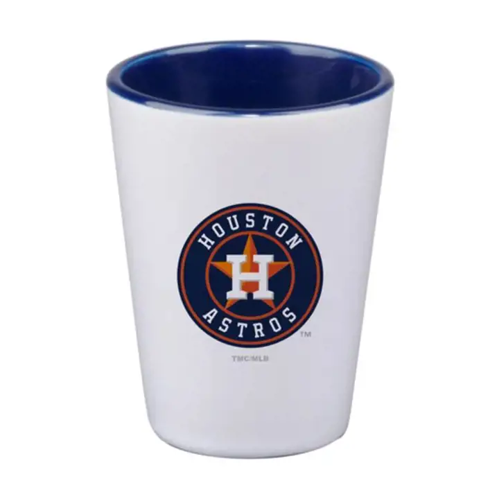 Verre à shot de 60 ml à couleur intérieure Houston Astros