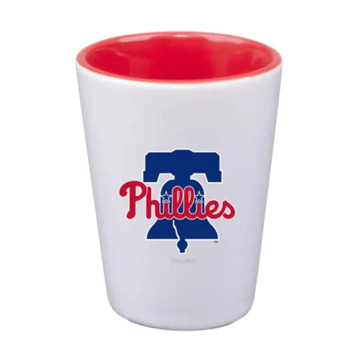 Verre à shot avec intérieur coloré Philadelphia Phillies 60ml