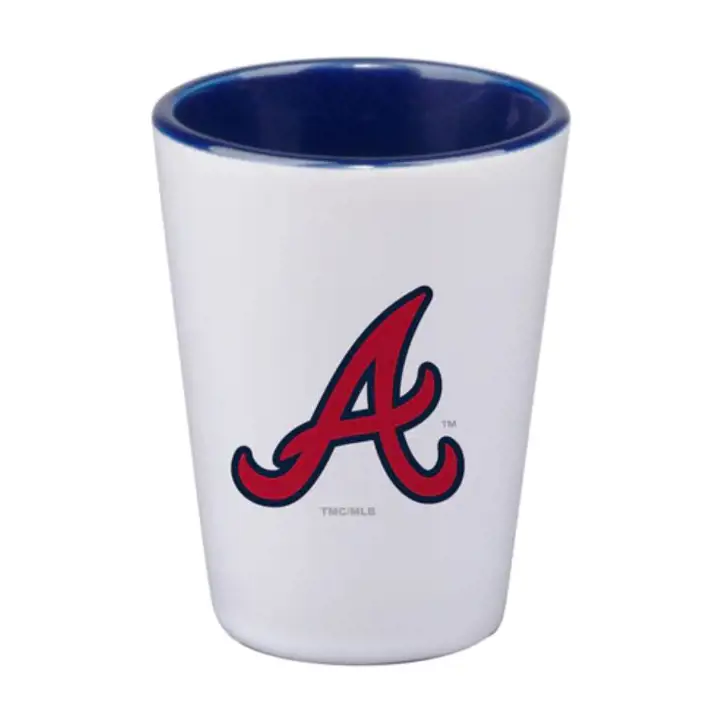Verre à shot Atlanta Braves de 60 ml avec intérieur coloré