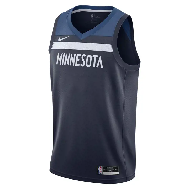 Maillot Swingman CYO ICON NBA des Minnesota Timberwolves BLEU MARINE