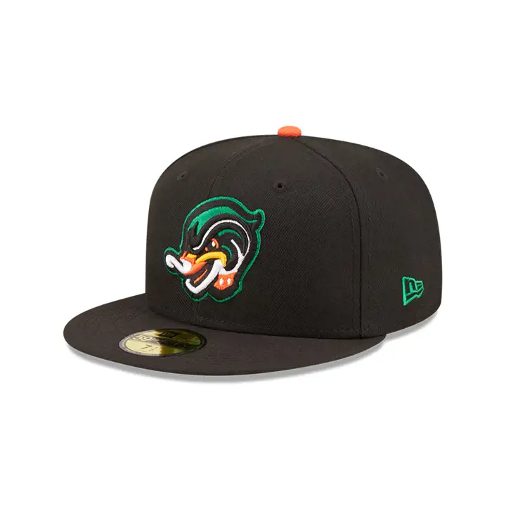 DOWN EAST WOOD DUCKS MiLB Authentic Collection 59Fifty blk