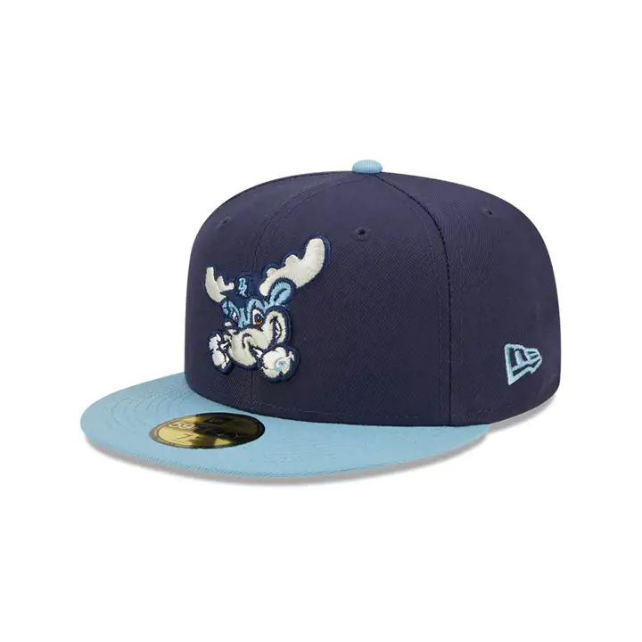 Casquette 59Fifty Collection Authentique MiLB des Wilmington Blue Rocks