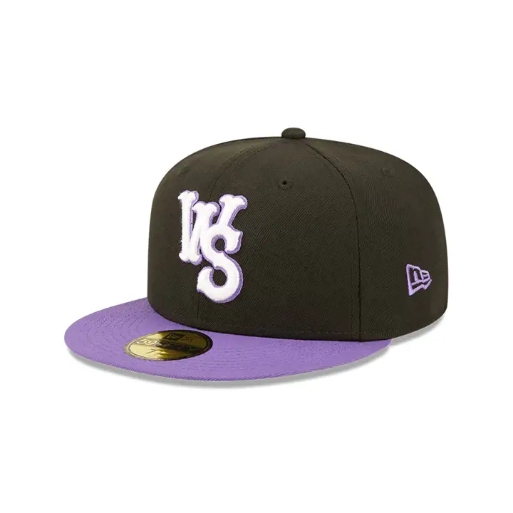Casquette 59Fifty blk de la collection authentique MiLB Winston-Salem Dash