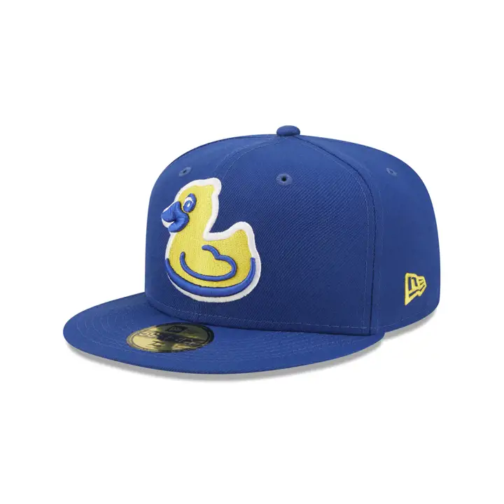 AKRON RUBBER DUCKS MiLB Authentic Collection 59Fifty BLEU