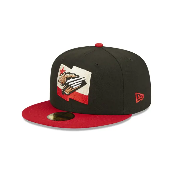 FRESNO GRIZZLIES MiLB Collection Authentique 59Fifty noir