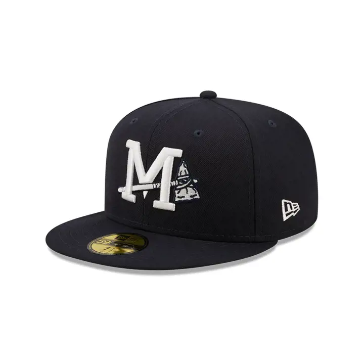 MISSISSIPPI BRAVES MiLB Authentic Collection 59Fifty BLEU MARINE