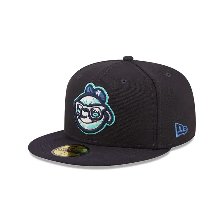 ASHEVILLE TOURISTS MiLB Authentic Collection 59Fifty MARINE