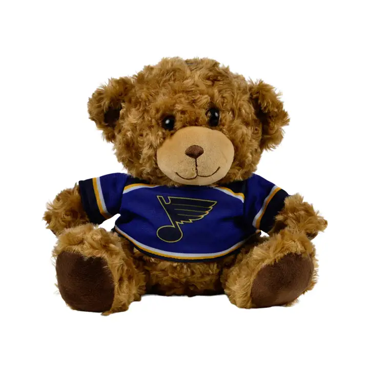 "Ours en jersey St. Louis Blues 10 pouces"