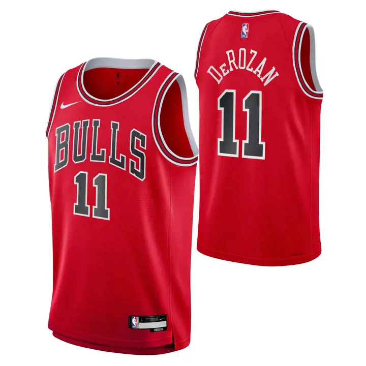 Maillot icône Chicago Bulls NBA DeMar DeRozan rouge enfant