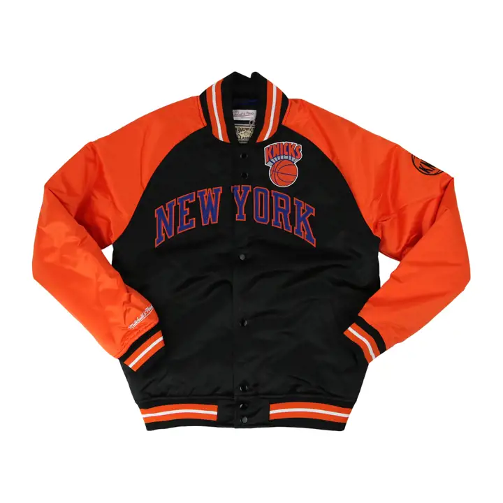New York Knicks NBA Veste Satinée Reload org/noir