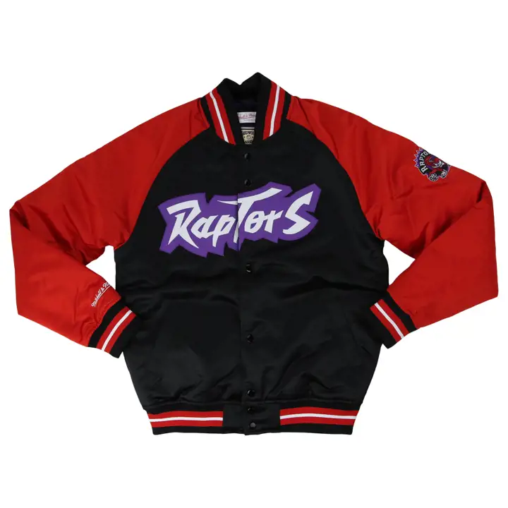 Veste en satin Rouge/Noir Toronto Raptors NBA Reload