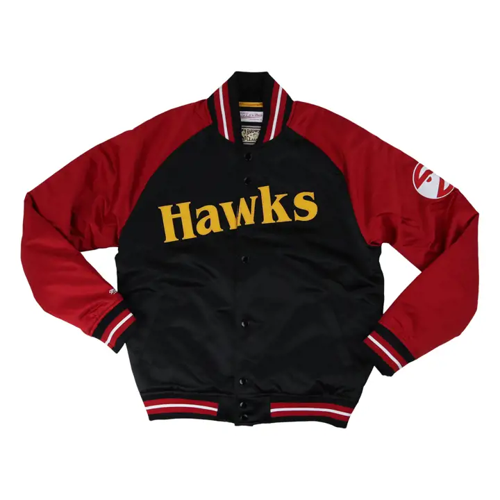 Atlanta Hawks NBA Reload Satin Jacket rouge/noir