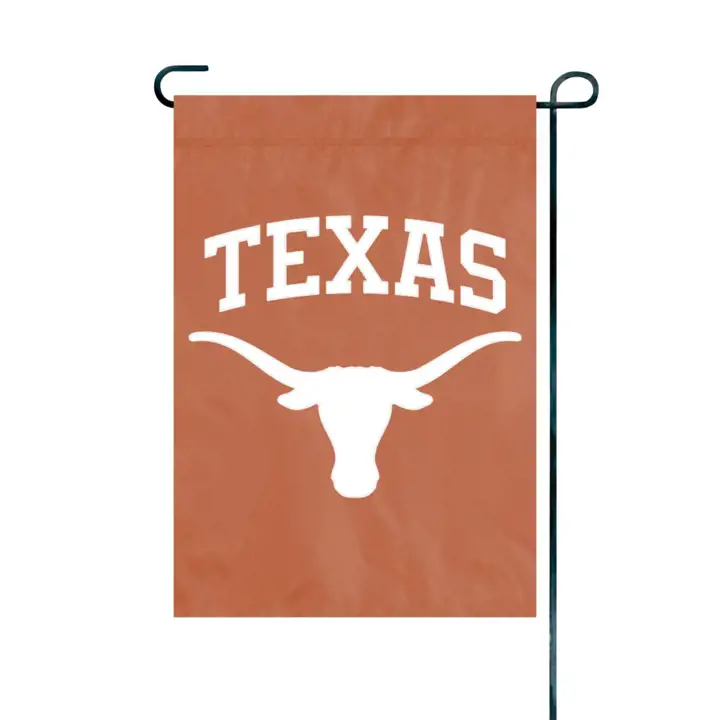 Drapeau de jardin premium Texas Longhorns - MAISON org/wht