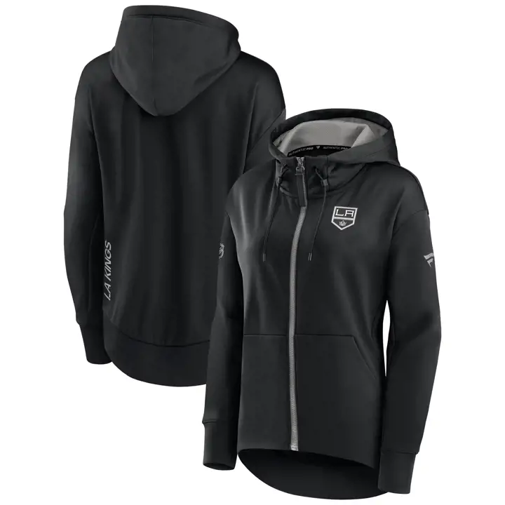 Los Angeles Kings NHL Femme Rink Full Zip Hood 22 blk