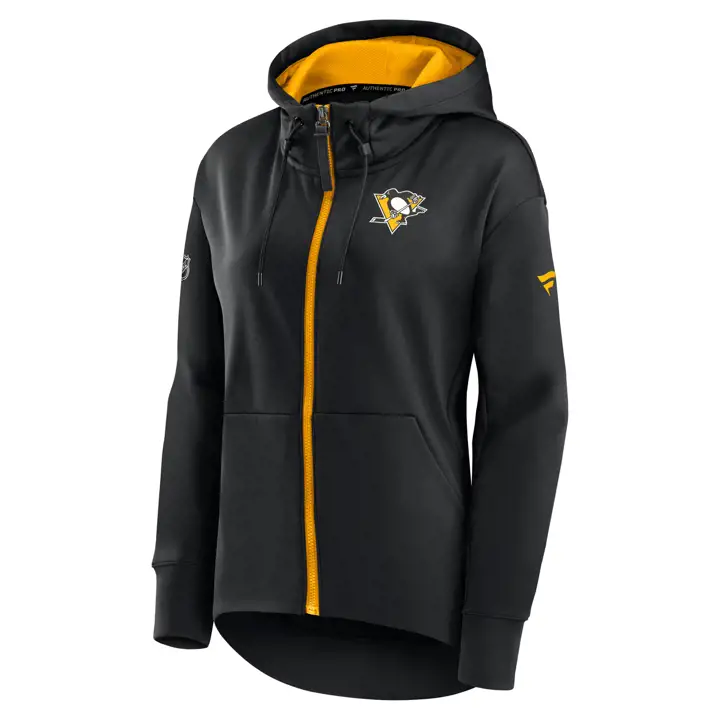 Pittsburgh Penguins NHL - Sweat à capuche zippé pour femme - Rink - Noir 22