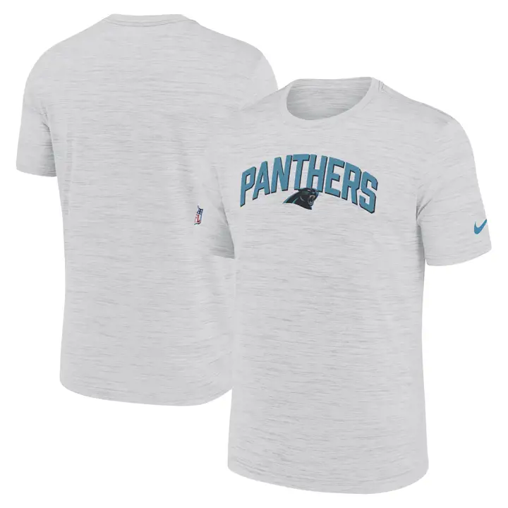 T-shirt Velocity NFL Sideline des Carolina Panthers 22 GRY