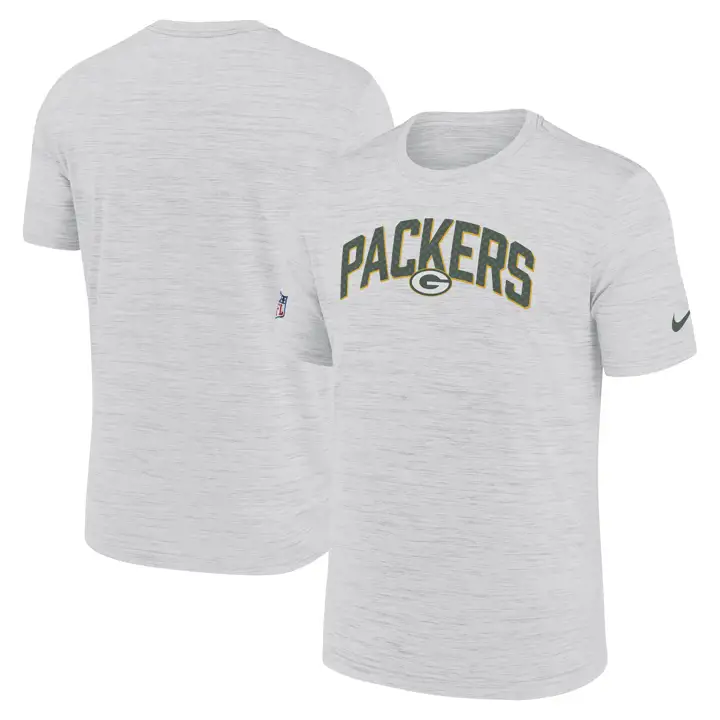T-shirt NFL "Sideline Velocity" des Green Bay Packers 22 GRY