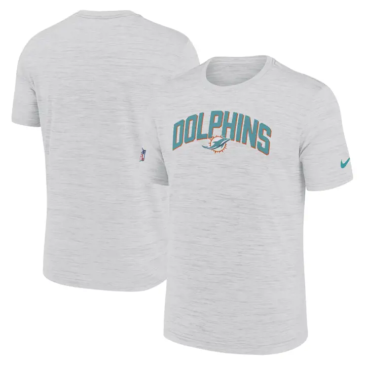 T-shirt Miami Dolphins NFL Sideline Velocity 22 GRY