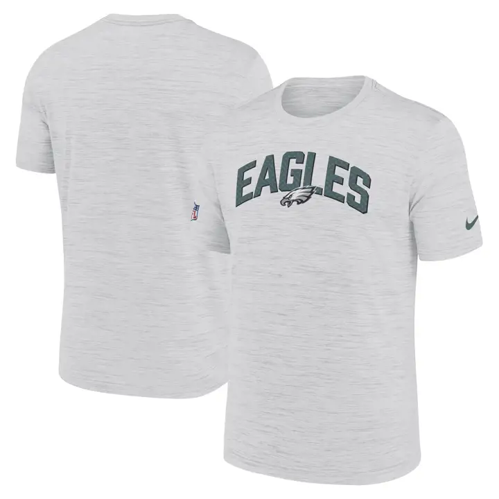 T-shirt Philadelphia Eagles NFL Sideline Velocity 22 GRIS