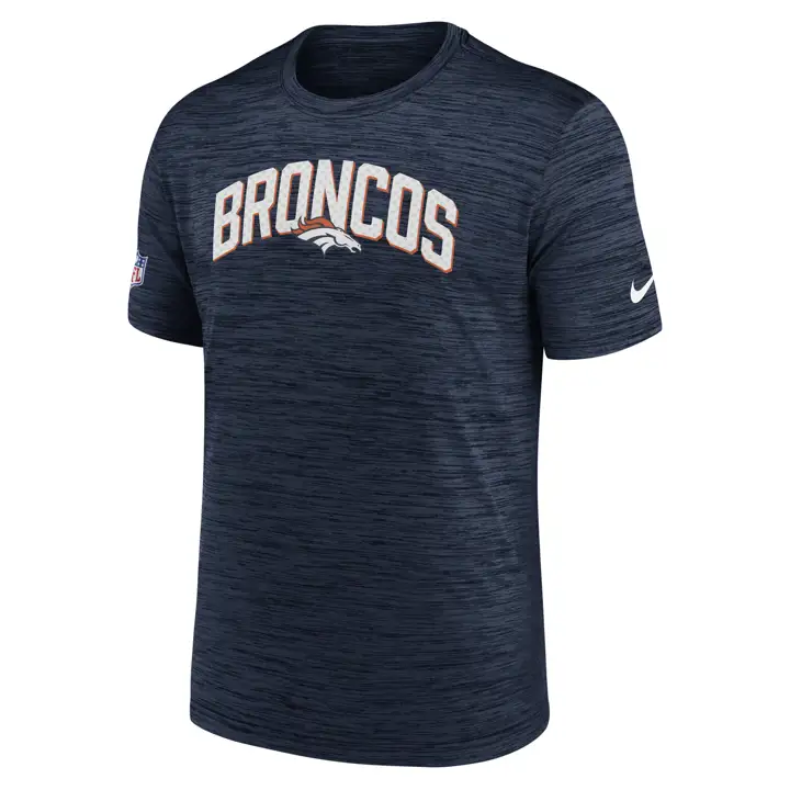 T-shirt Denver Broncos NFL Sideline Velocity 22 MARINE