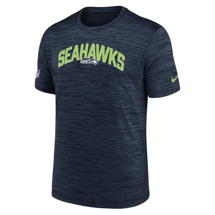 T-shirt Seattle Seahawks NFL Sideline Velocity 22 MARINE