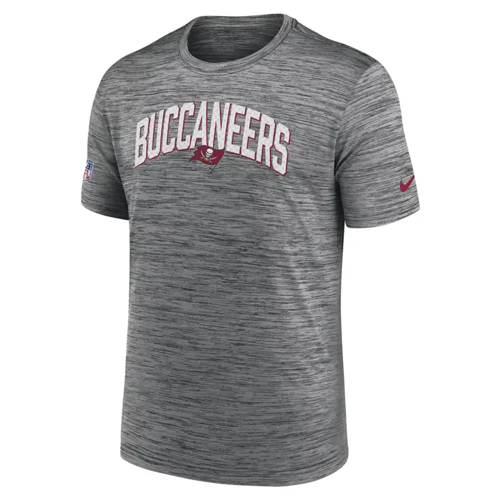 T-shirt Velocity NFL sideline Tampa Bay Buccaneers 22 GRY