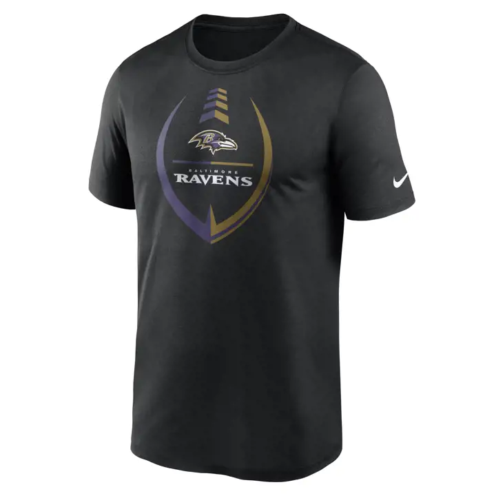T-Shirt Baltimore Ravens NFL Icône Légende 22 BLK