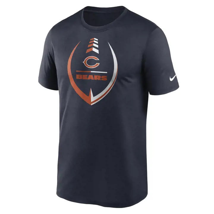 T-Shirt Légende Icône NFL Chicago Bears 22 BLEU MARINE