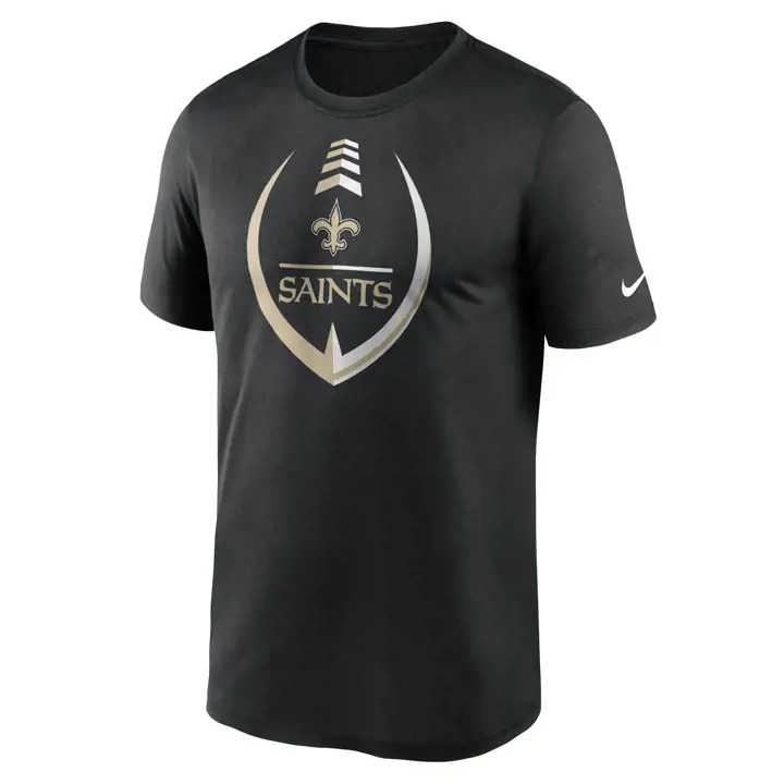 T-Shirt Légende Icône NFL des New Orleans Saints 22 BLK